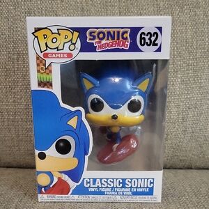 Funko Pop! Classic Sonic Blue and Yellow Vinyl Figure